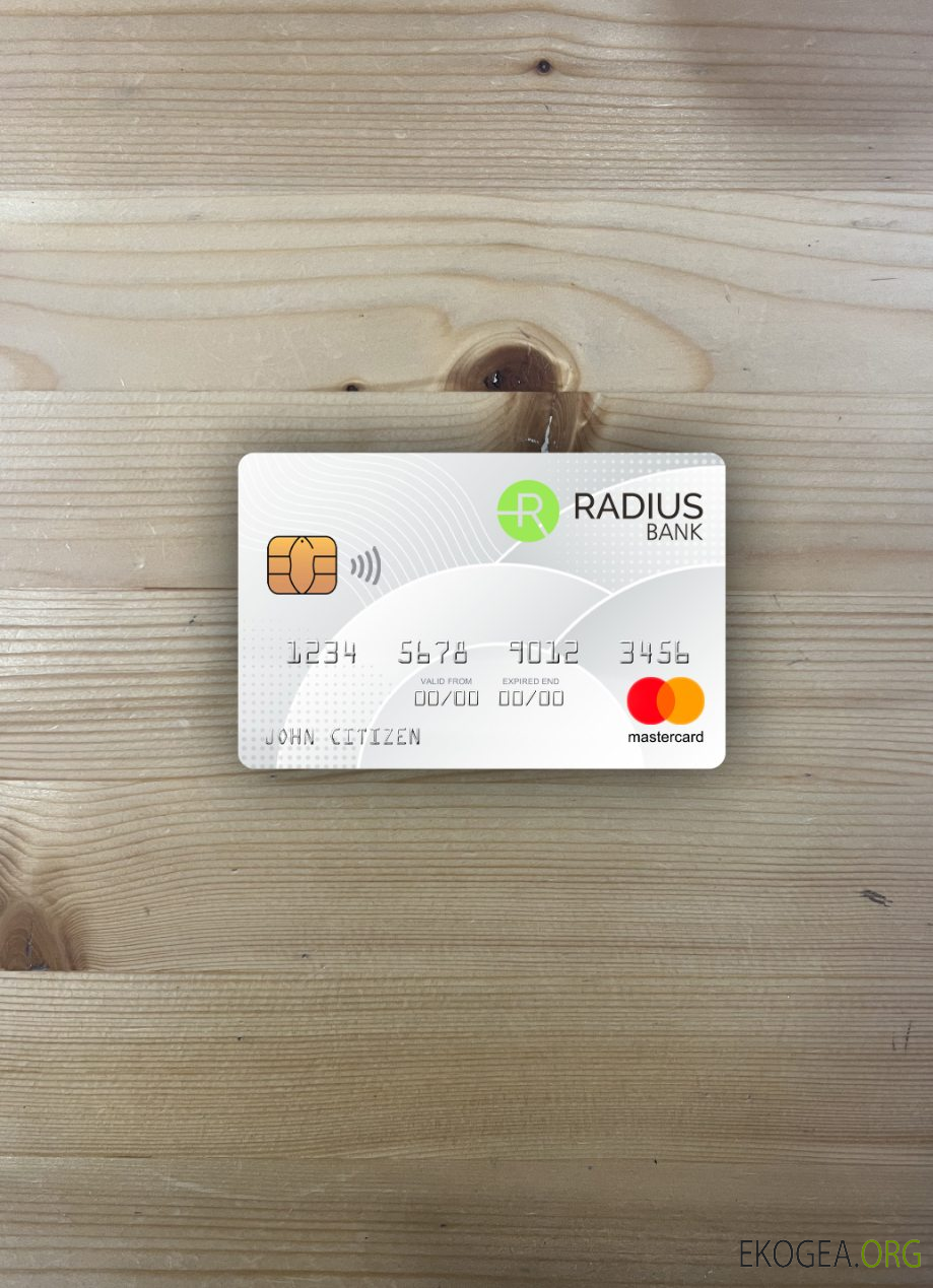 USA Massachusetts Radius Bank mastercard photolook ,